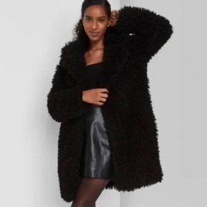 Sherpa Faux Fur Coat